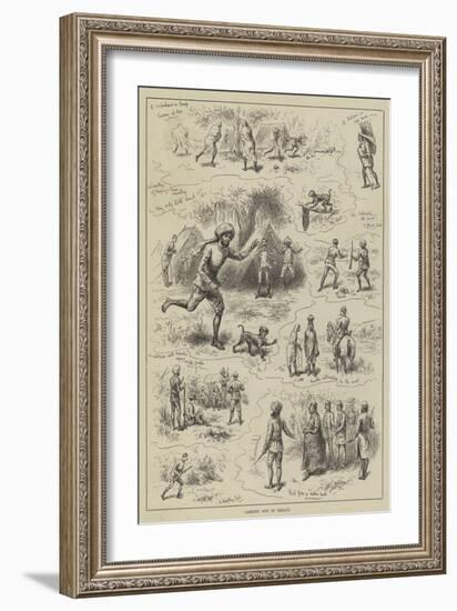 Camping Out in Nepaul-null-Framed Giclee Print