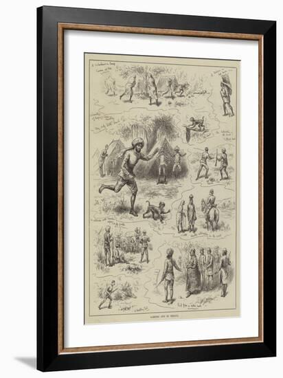 Camping Out in Nepaul-null-Framed Giclee Print