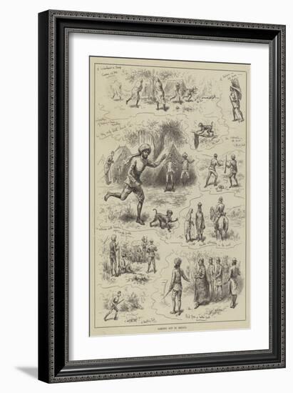 Camping Out in Nepaul-null-Framed Giclee Print