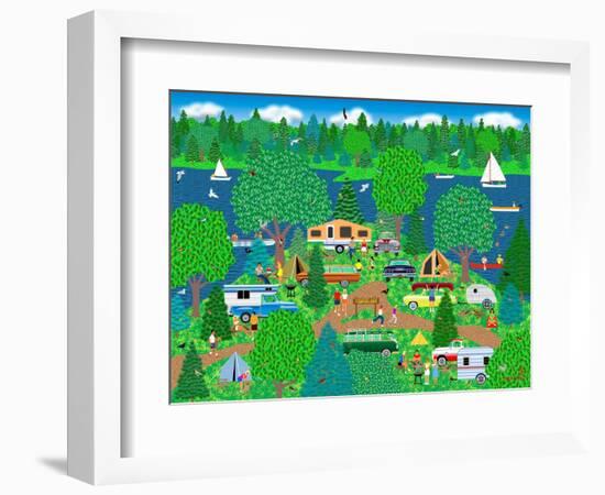 Camping Pleasure-Mark Frost-Framed Giclee Print