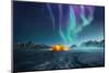 Camping under the Northern Lights-solarseven-Mounted Photographic Print