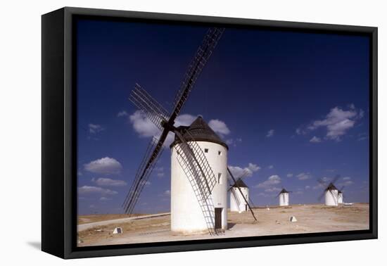 Campo De Criptana, Windmills - New Castile, Spain-Markus Bassler-Framed Premier Image Canvas