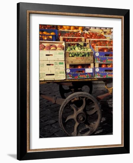 Campo de Fiori Market, Rome, Italy-Connie Ricca-Framed Photographic Print