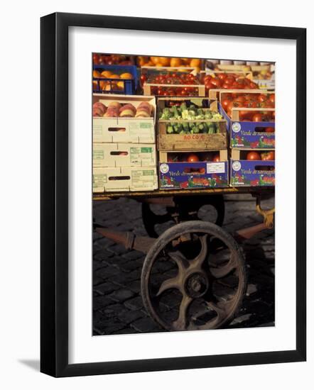 Campo de Fiori Market, Rome, Italy-Connie Ricca-Framed Photographic Print