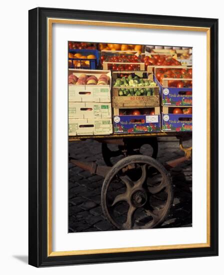 Campo de Fiori Market, Rome, Italy-Connie Ricca-Framed Photographic Print