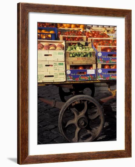 Campo de Fiori Market, Rome, Italy-Connie Ricca-Framed Photographic Print