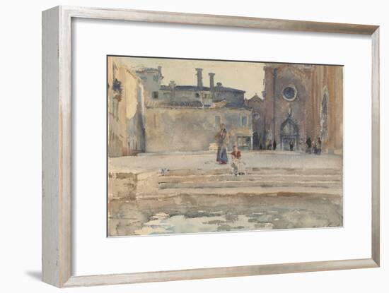 Campo dei Frari, Venice, 1880-82-John Singer Sargent-Framed Giclee Print