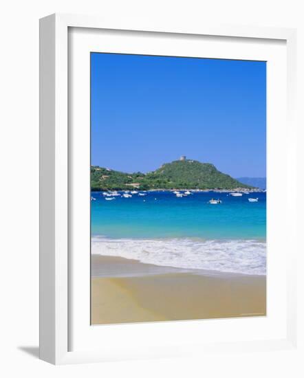 Campo Moro, Beach, Corsica, France-Fraser Hall-Framed Photographic Print