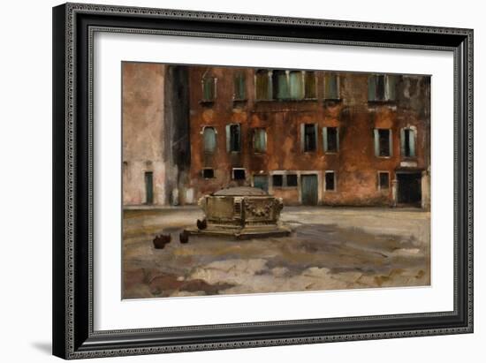 Campo S. Agnese, Venice, C.1890-John Singer Sargent-Framed Giclee Print