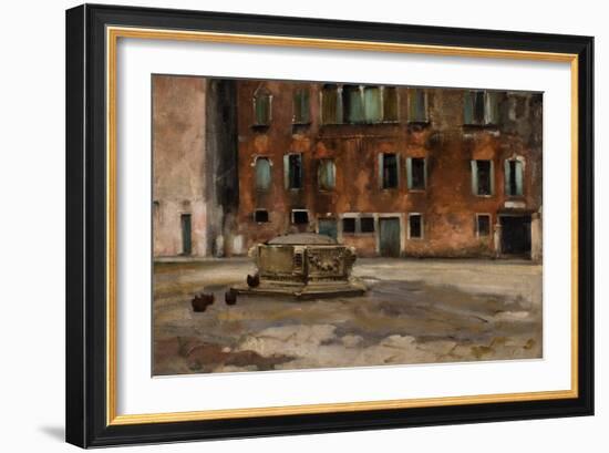 Campo S. Agnese, Venice, C.1890-John Singer Sargent-Framed Giclee Print