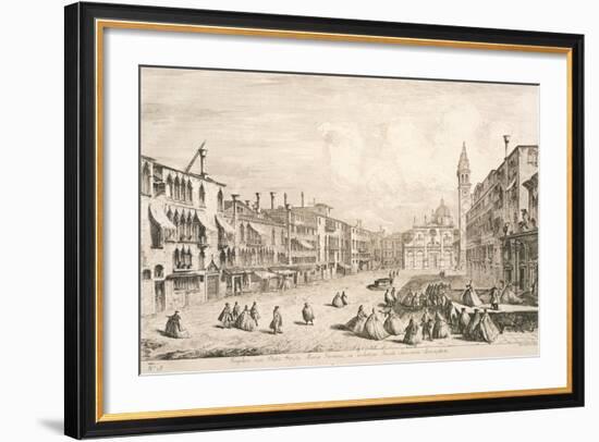 Campo Santa Maria Formosa in Venice, 1741-Michele Marieschi-Framed Giclee Print