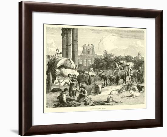 Campo Vaccino, Rome-null-Framed Giclee Print
