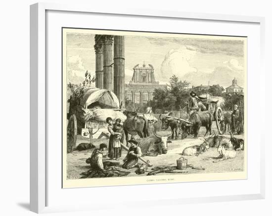 Campo Vaccino, Rome-null-Framed Giclee Print