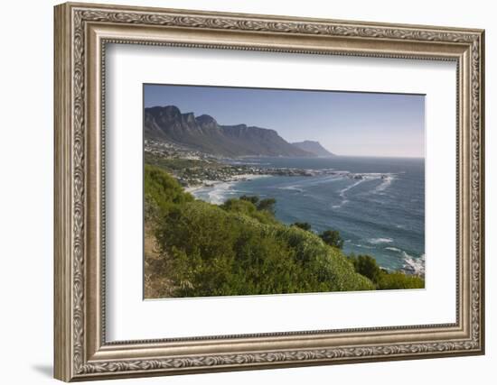 Camps Bay and Twelve Apostles Mountains-null-Framed Photographic Print