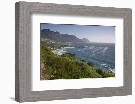 Camps Bay and Twelve Apostles Mountains-null-Framed Photographic Print