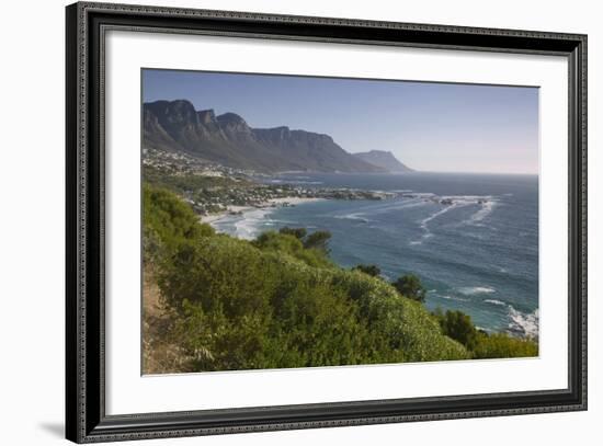 Camps Bay and Twelve Apostles Mountains-null-Framed Photographic Print