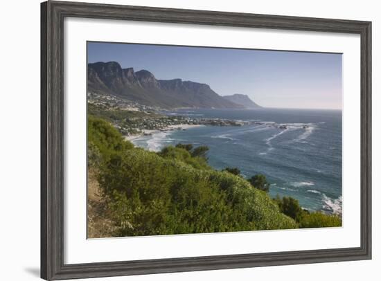 Camps Bay and Twelve Apostles Mountains-null-Framed Photographic Print