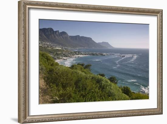 Camps Bay and Twelve Apostles Mountains-null-Framed Photographic Print