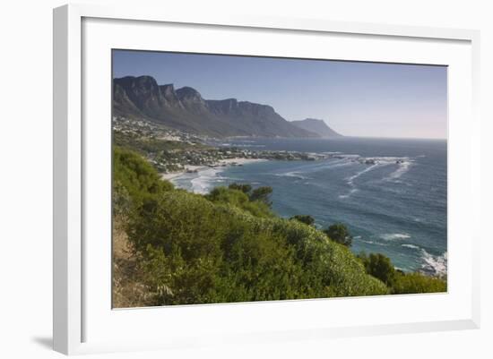 Camps Bay and Twelve Apostles Mountains-null-Framed Photographic Print