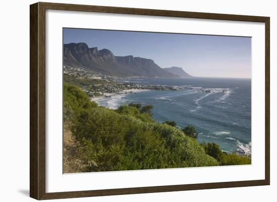 Camps Bay and Twelve Apostles Mountains-null-Framed Photographic Print