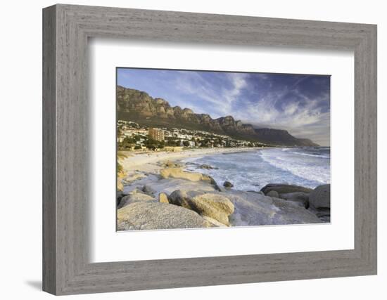 Camps Bay, Cape Town, Western Cape, South Africa, Africa-Ian Trower-Framed Photographic Print