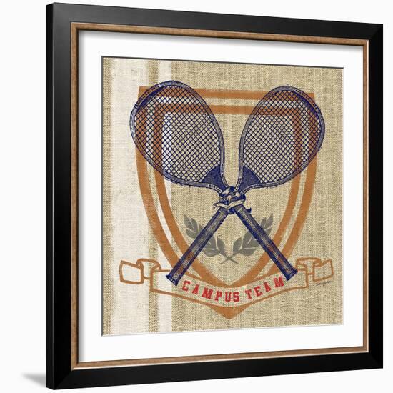 Campus Tennis Team-Sam Appleman-Framed Art Print