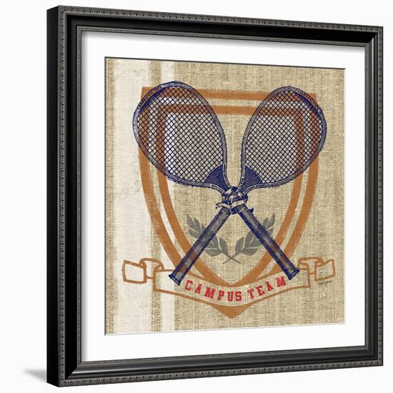 Campus Tennis Team-Sam Appleman-Framed Art Print