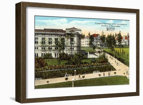 Campus, University of Washington-null-Framed Premium Giclee Print