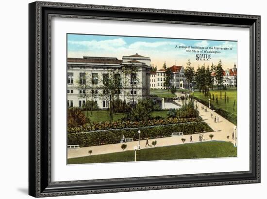 Campus, University of Washington-null-Framed Premium Giclee Print