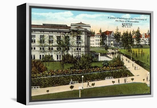 Campus, University of Washington-null-Framed Stretched Canvas