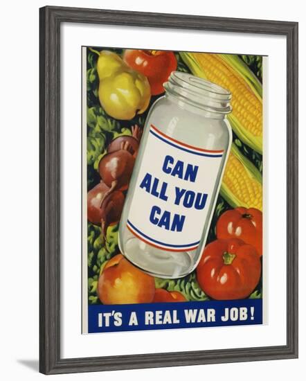 Can All You Can Poster--Framed Photographic Print