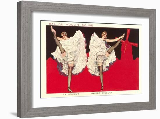 Can-Can Girls at Moulin Rouge-null-Framed Art Print