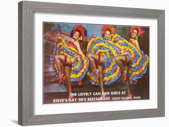 Can-Can Girls-null-Framed Art Print