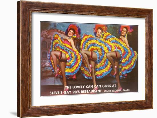 Can-Can Girls-null-Framed Art Print