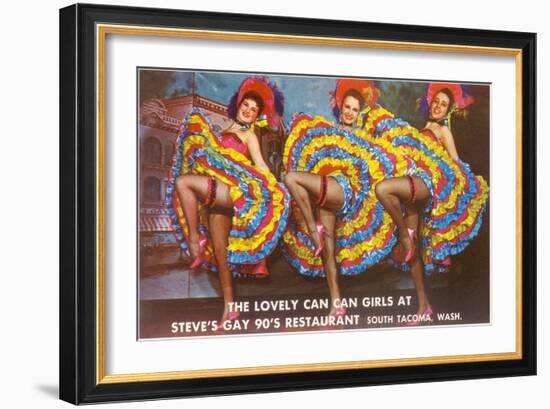 Can-Can Girls-null-Framed Art Print