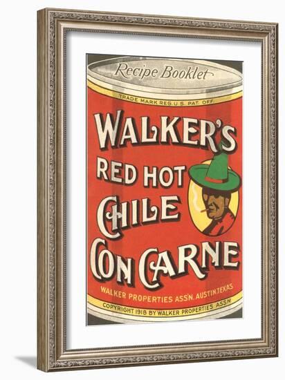 Can of Walker's Chile con Carne-null-Framed Art Print