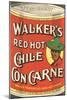 Can of Walker's Chile con Carne-null-Mounted Art Print