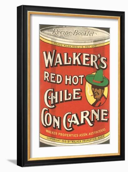 Can of Walker's Chile con Carne-null-Framed Art Print