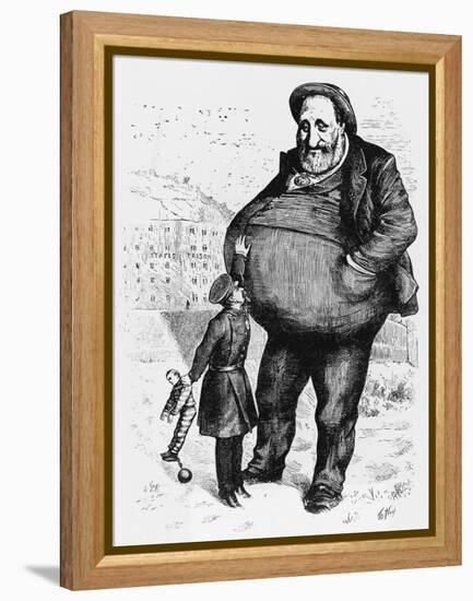 Can the Law Reach Him? The Dwarf and the Thief-Thomas Nast-Framed Premier Image Canvas