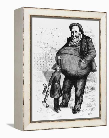 Can the Law Reach Him? The Dwarf and the Thief-Thomas Nast-Framed Premier Image Canvas