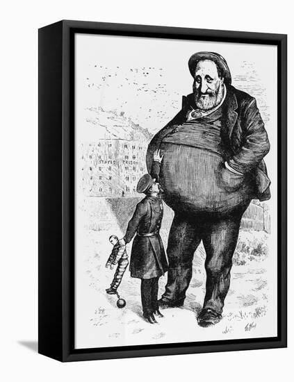 Can the Law Reach Him? The Dwarf and the Thief-Thomas Nast-Framed Premier Image Canvas