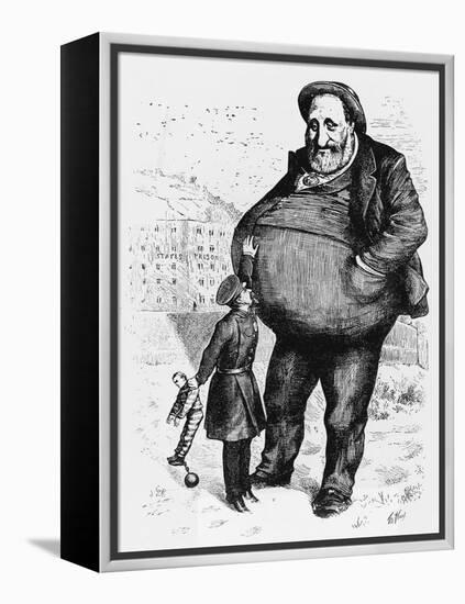 Can the Law Reach Him? The Dwarf and the Thief-Thomas Nast-Framed Premier Image Canvas