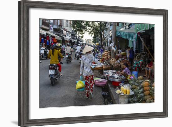 Can Tho Market, Mekong Delta, Vietnam, Indochina, Southeast Asia, Asia-Yadid Levy-Framed Photographic Print