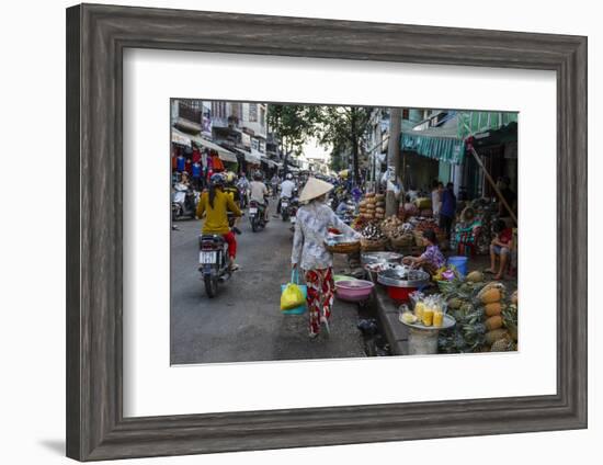 Can Tho Market, Mekong Delta, Vietnam, Indochina, Southeast Asia, Asia-Yadid Levy-Framed Photographic Print