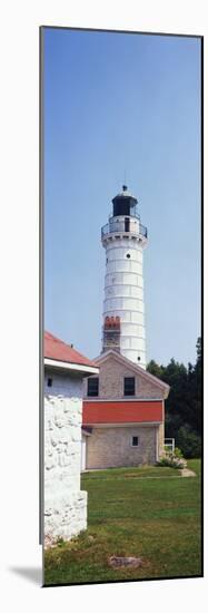 Cana Island Lighthouse, Baileys Harbor, Lake Michigan, Door County, Wisconsin, USA-null-Mounted Photographic Print