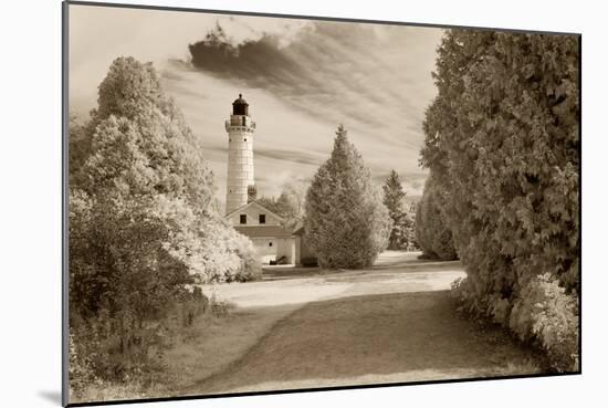 Cana Island Lighthouse, Door County, Wisconsin '12-Monte Nagler-Mounted Photographic Print