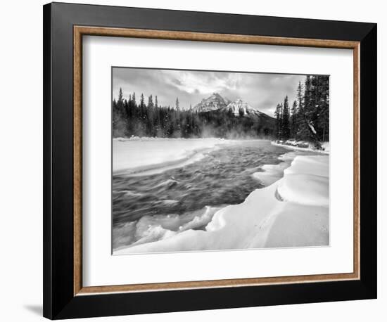 Canada, Alberta, Banff National Park. Dawn at the Bow River and Morant's Curve-Ann Collins-Framed Photographic Print