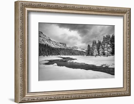 Canada, Alberta, Banff National Park, Dawn at the Mistaya River-Ann Collins-Framed Photographic Print