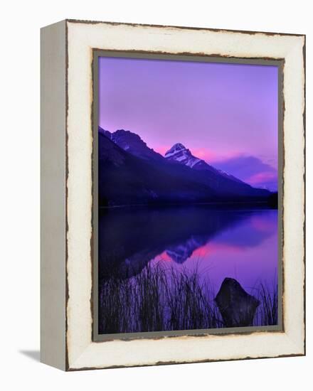 Canada, Alberta, Banff. Sunset along Icefields Parkway-Charles R. Needle-Framed Premier Image Canvas