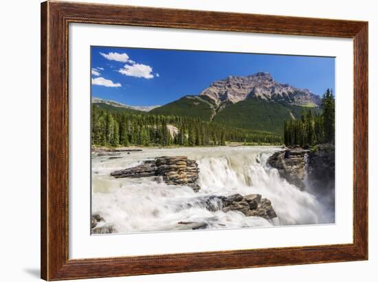 Canada, Alberta, Jasper National Park, Athabasca Falls-Jamie & Judy Wild-Framed Photographic Print